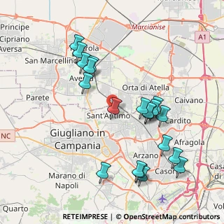 Mappa Via Simone Martini, 80029 Sant'Antimo NA, Italia (4.4425)