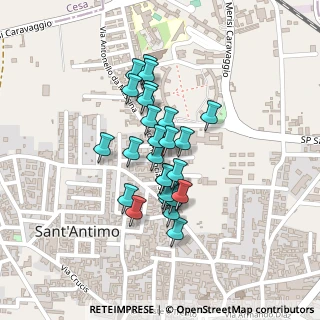 Mappa Via Simone Martini, 80029 Sant'Antimo NA, Italia (0.17231)