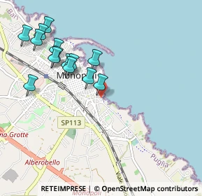 Mappa Via Luigi Einaudi, 70043 Monopoli BA, Italia (1.12214)