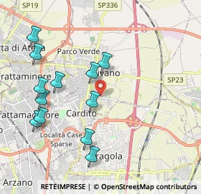 Mappa Via Minghetti, 80023 Caivano NA, Italia (2.3075)