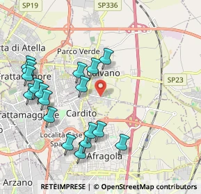 Mappa Via Minghetti, 80023 Caivano NA, Italia (2.33889)