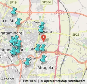 Mappa Via Minghetti, 80023 Caivano NA, Italia (2.49467)