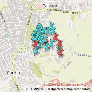 Mappa Via Minghetti, 80023 Caivano NA, Italia (0.28538)