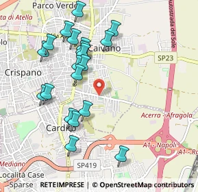 Mappa Via Minghetti, 80023 Caivano NA, Italia (1.0645)