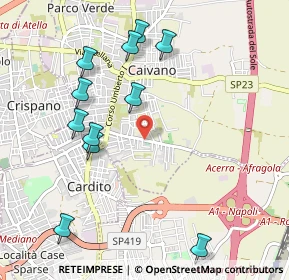 Mappa Via Minghetti, 80023 Caivano NA, Italia (1.18273)