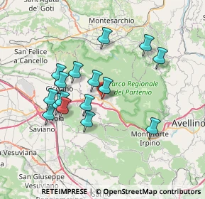 Mappa Via Libertà, 83022 Baiano AV, Italia (7.13063)