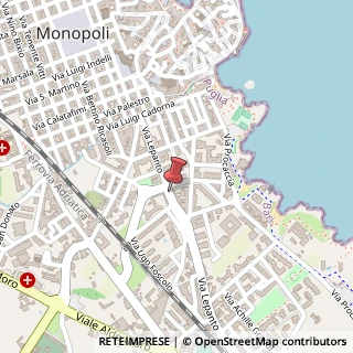 Mappa Via Lepanto, 54, 70043 Monopoli, Bari (Puglia)