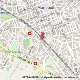 Mappa Via Guglielmo Oberdan, 12, 70043 Monopoli, Bari (Puglia)
