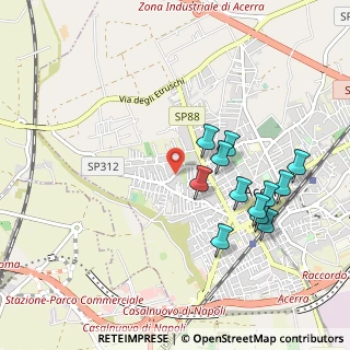 Mappa Via Bruno Buozzi, 80011 Acerra NA, Italia (1.03417)