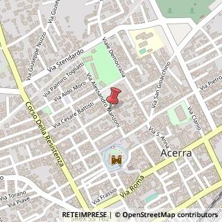 Mappa Via Pietro Colletta, 10, 80011 Acerra, Napoli (Campania)