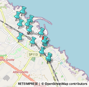 Mappa Str. Vecchia S. Francesco da Paola, 70043 Monopoli BA, Italia (0.91929)