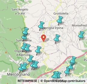 Mappa Via Campo Maio, 83010 Capriglia irpina AV, Italia (2.805)