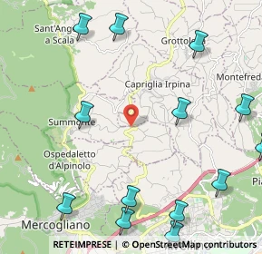 Mappa Via Campo Maio, 83010 Capriglia irpina AV, Italia (3.25857)