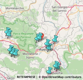 Mappa Via Campo Maio, 83010 Capriglia irpina AV, Italia (10.26786)