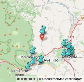 Mappa Via Campo Maio, 83010 Capriglia irpina AV, Italia (4.69308)