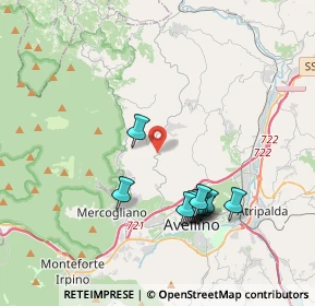 Mappa Via Campo Maio, 83010 Capriglia irpina AV, Italia (3.99455)