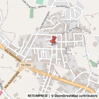 Mappa Via Giuseppe Garibaldi, 18, 83020 Sirignano, Avellino (Campania)