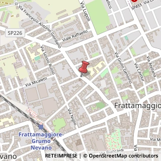 Mappa Via Francesco Antonio Giordano, 15, 80027 Frattamaggiore, Napoli (Campania)