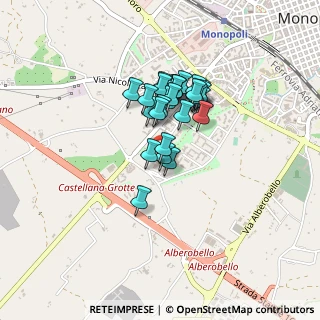 Mappa Ang. Via Verdi, 70043 Monopoli BA, Italia (0.32)