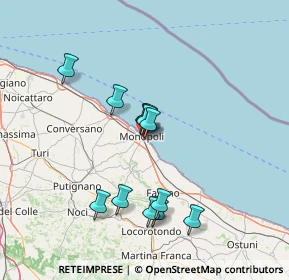 Mappa Strada Privata Ludovico Ariosto, 70043 Monopoli BA, Italia (13.40167)