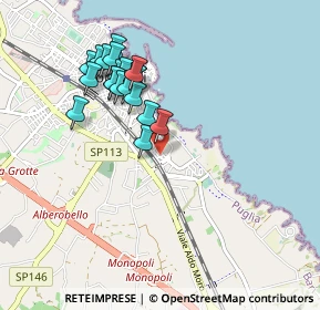 Mappa Strada Privata Ludovico Ariosto, 70043 Monopoli BA, Italia (0.9235)