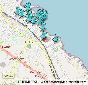 Mappa Strada Privata Ludovico Ariosto, 70043 Monopoli BA, Italia (1.113)