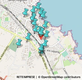 Mappa Strada Privata Ludovico Ariosto, 70043 Monopoli BA, Italia (0.3875)