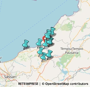 Mappa SP90, 07030 Valledoria SS, Italia (7.78688)