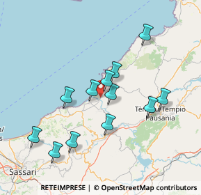 Mappa SP90, 07030 Valledoria SS, Italia (14.75333)