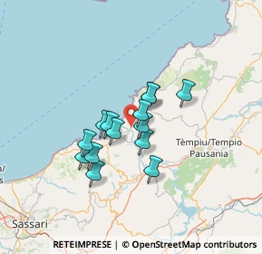 Mappa SP90, 07030 Valledoria SS, Italia (10.17643)