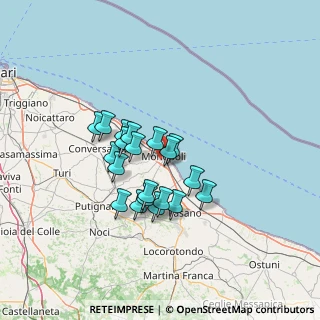 Mappa Via Nicola Monterisi, 70043 Monopoli BA, Italia (11.106)