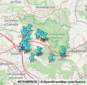 Mappa Via Giacomo Matteotti, 83027 Mugnano del cardinale AV, Italia (6.7755)