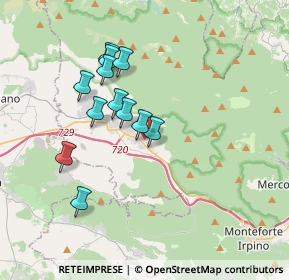Mappa Via Montevergine, 83027 Mugnano del Cardinale AV, Italia (3.33667)