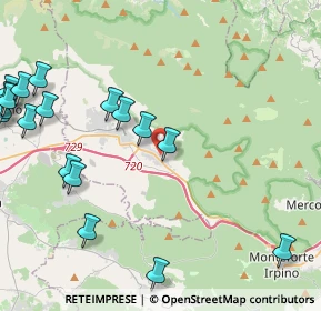 Mappa Via Montevergine, 83027 Mugnano del Cardinale AV, Italia (6.4325)