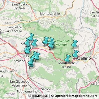 Mappa Via Montevergine, 83027 Mugnano del Cardinale AV, Italia (6.43059)