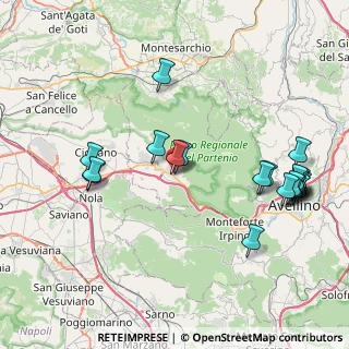 Mappa Via Montevergine, 83027 Mugnano del Cardinale AV, Italia (9.8085)