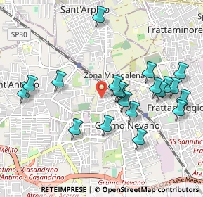 Mappa Via Cimarosa, 80028 Grumo Nevano NA, Italia (1.0755)