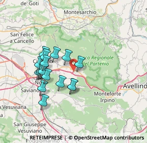 Mappa Via Calabricita, 83027 Baiano AV, Italia (6.85556)