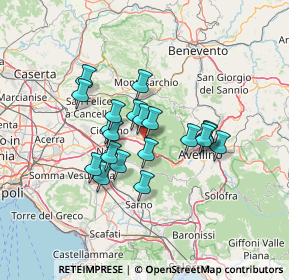 Mappa Via Papa Giovanni XXIII, 83027 Mugnano del Cardinale AV, Italia (11.054)