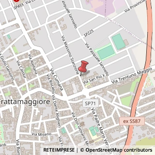 Mappa Via Massimo Stanzione, 23, 80027 Frattamaggiore, Napoli (Campania)