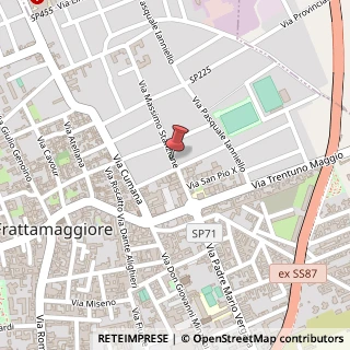 Mappa Via Massimo Stanzione, 58, 80027 Frattamaggiore, Napoli (Campania)