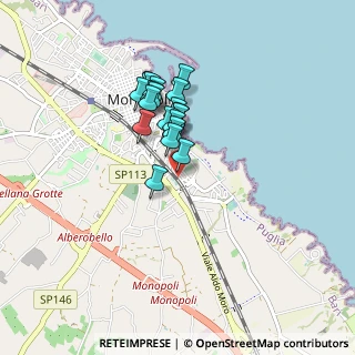 Mappa Via Venezia, 70043 Monopoli BA, Italia (0.698)