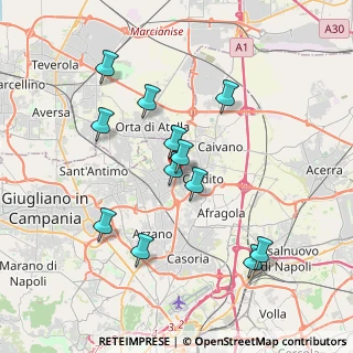 Mappa Via Vitale Sossio, 80027 Frattamaggiore NA, Italia (3.75333)