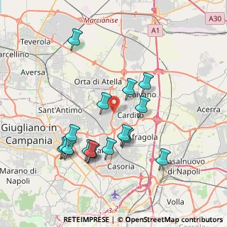 Mappa Via Vitale Sossio, 80027 Frattamaggiore NA, Italia (4.015)