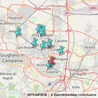 Mappa Via Vitale Sossio, 80027 Frattamaggiore NA, Italia (3.06091)