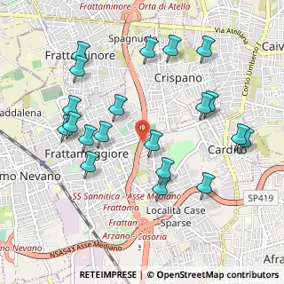 Mappa Via Vitale Sossio, 80027 Frattamaggiore NA, Italia (1.1505)