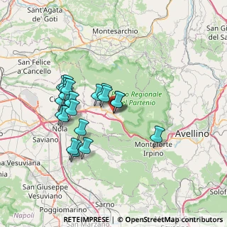 Mappa Via Bianco, 83027 Mugnano del Cardinale AV, Italia (6.961)