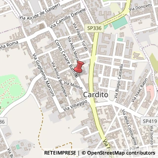 Mappa Corso Cesare Battisti, 112, 80024 Cardito, Napoli (Campania)