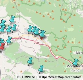 Mappa Via della Libertà, 83027 Mugnano del Cardinale AV, Italia (5.789)