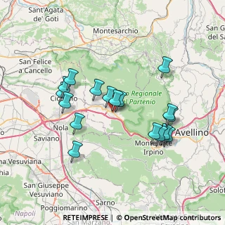 Mappa Via Giovanni XXIII, 83027 Mugnano del Cardinale AV, Italia (7.25294)